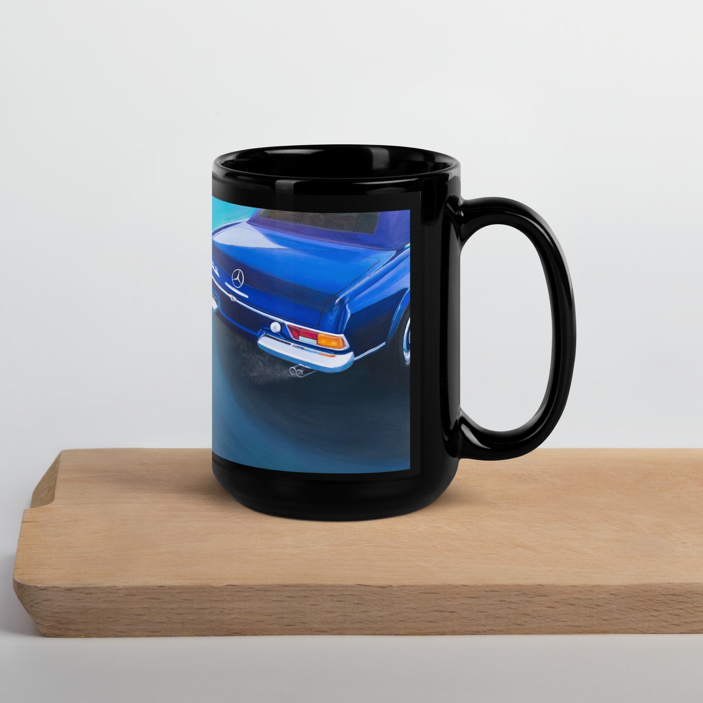 1969 PAGODA Black Glossy Mug